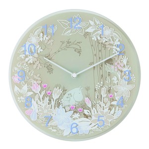 【ムーミン・北欧】Wall clock Moomin Picking Flowers