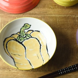 Mino ware Side Dish Bowl Paprika M Made in Japan