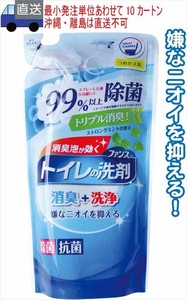 日本製 ファンス トイレの洗剤除菌・消臭詰替用330ml 46-264
