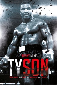 ■輸入ポスター■610X915mm★Mike Tyson (Boxing Record)　マイクタイソン