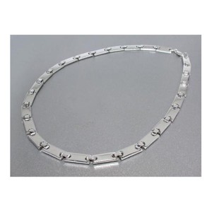 Plain Silver Chain Necklace sliver Simple