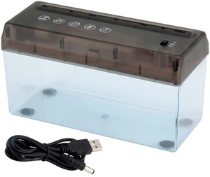 【アイデア商品】電動シュレッダー USBケーブル付 SV-5349
