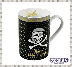 【ドイツ雑貨】KONITZ（コーニッツ）Born to be a Pirate 　マグカップ