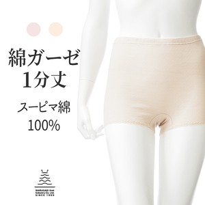 Panty/Underwear Ladies' 1/10 length 2-colors Made in Japan