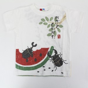 Kids' Short Sleeve T-shirt T-Shirt Summer Japanese Pattern