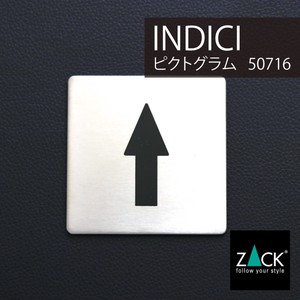 ピクトグラム(矢印マーク)｜50716 INDICI (ピクトグラフィ ピクトサイン ドアプレート 標識)
