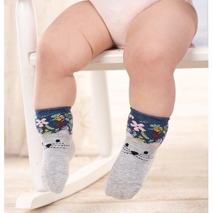 Babies Socks Cat Floral