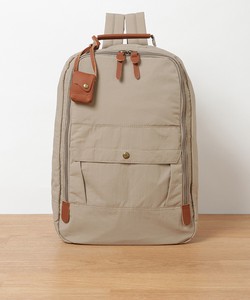 Wash Nylon Cow Leather Backpack