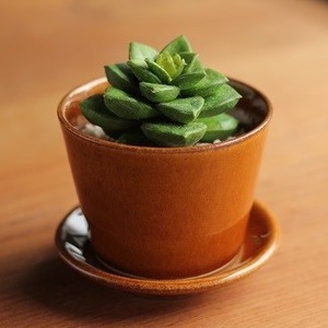Mashiko ware Flower Vase Mini Caramel