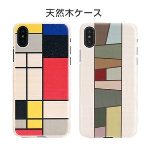 【iPhoneSE（第3世代）/SE2/8/7 ケース】【天然木】 Mondrian Wood/Nemo 木製