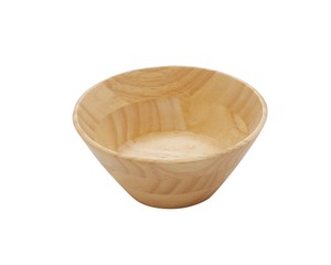 ラバーウッド　ラウンドボール　(S)　☆環境にやさしいラバーウッド製の食器☆木製ボウル