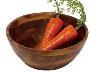 アカシア　サラダボール2型　(XL)　☆環境にやさしいアカシア製の食器☆木製ボウル