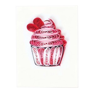 グリーティングカード Pink Cupcake GE536　お祝い　プレゼント　ギフト