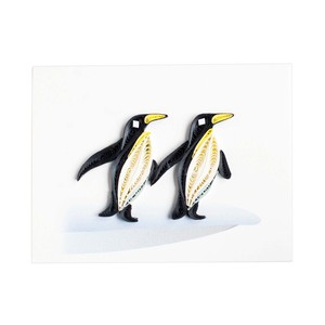グリーティングカード Penguin gift enclosure GE525　プレゼント　ギフト