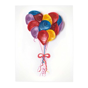 グリーティングカード Balloon gift enclosure GE524　プレゼント　ギフト
