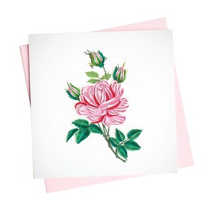 グリーティングカード Pink Rose bouquet BL929　お祝い　プレゼント　ギフト