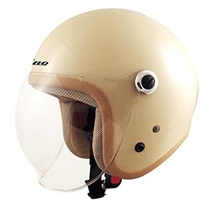 ジェット型ヘルメット GS-6 パールアイボリー サイズ:LADY'S FREE(57-58cm未満) 51194.0