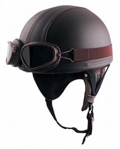 TNK工業 スピードピット RD-98 LEATHERヘルメット レザーブラウン (58-60未満) 50806
