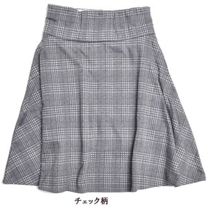 Skirt Brushed Lining Flare Skirt M 3-colors Autumn/Winter
