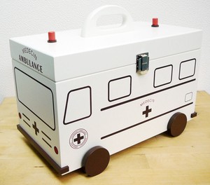 救急箱 救急車 ホワイト