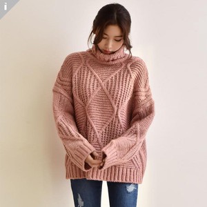 Sweater/Knitwear Knitted T-Shirt Tops Turtle Neck