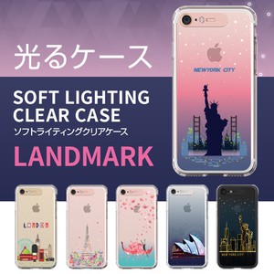 【iPhoneSE（第3世代）/SE2/8/7 ケース】 Soft Lighting Clear Case Landmark