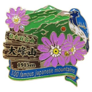 日本百名山 1段 ピンズ/大峰山