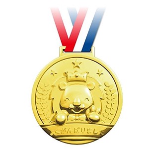 ゴールド3Dビックメダル ライオン(ピース) 1995