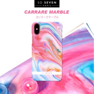 【iPhone XS/Xケース】 CARRARE MARBLE（カッラーラマーブル）