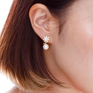 Clip-On Earrings Gold Post Bijoux