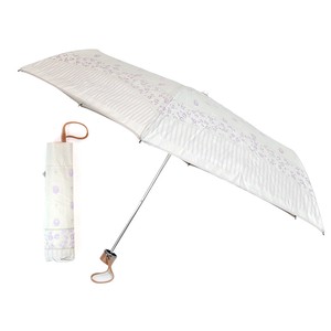 ［50cm］折りたたみ傘 軽量 婦人 レディース フラワーアーチ柄