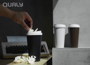 エシカル『Micro Coffee Bin（マイクロ コーヒービン）』カップホルダーサイズのコーヒーカップ型ごみ箱