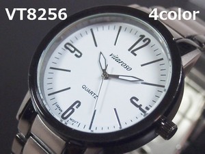 VITAROSOメンズ腕時計　メタルウォッチ　日本メーカームーブメント　ガンメタ＆チタニウム仕上げ