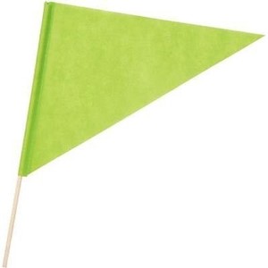 アーテック 三角旗　不織布　黄緑 3195