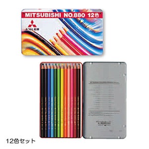 【(uni)三菱鉛筆】鉛筆ワイド 色鉛筆880級  単色ダース