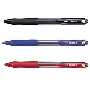 【(uni)三菱鉛筆】油性ボールペン 楽シリーズ ノック式 1.4mm  SN-100-14