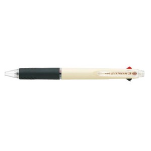 【(uni)三菱鉛筆】ジェットストリーム 3色ボールペン アイボリー  0.5mm