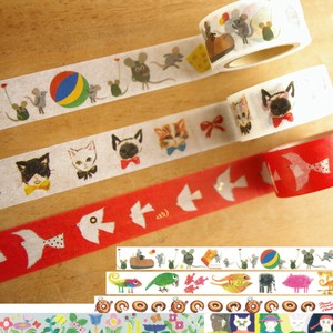 【cozyca products】猫などかわいいデザイナーズマスキングテープ Subikiawa. ・ひろせべに・レオ・レオニ