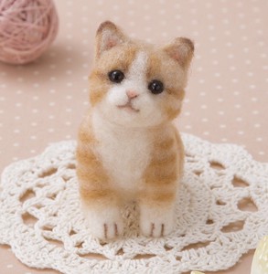 手工艺材料包 小橘猫 猫 日本制造