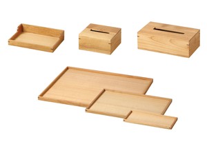 木製 アメニティボックス/ティッシュボックス/トレイ【アルダー】【インテリア】【室内備品】日本製