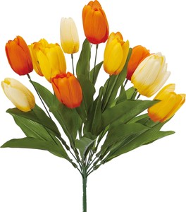 Artificial Plant Flower Pick Tulips Spring