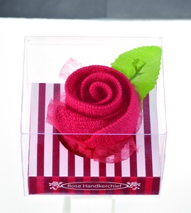 Towel Handkerchief Red Pink 1-pcs