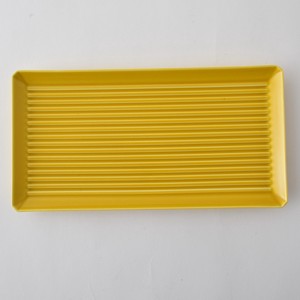 Hasami ware Main Plate Yellow Made in Japan