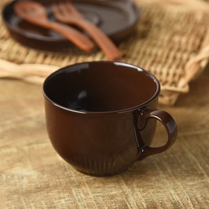 LATTE コーヒーカップ チョコブラウン[日本製/美濃焼/洋食器]