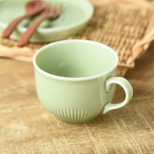 LATTE コーヒーカップ 抹茶グリーン[日本製/美濃焼/洋食器]
