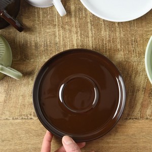 Mino ware Small Plate Brown Saucer Western Tableware Made in Japan