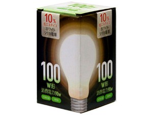 【白熱電球です】ホワイトシリカ電球100w
