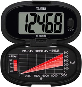 タニタ(TANITA) 〈歩数計〉歩数計 PD-645-BK(ブラック)