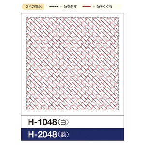 花ふきんH-2048 矢羽根（藍）