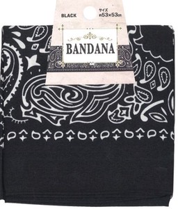 Bandana black 53 x 53cm